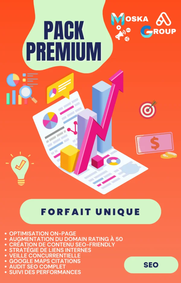 pack premium SEO forfait unique moska group